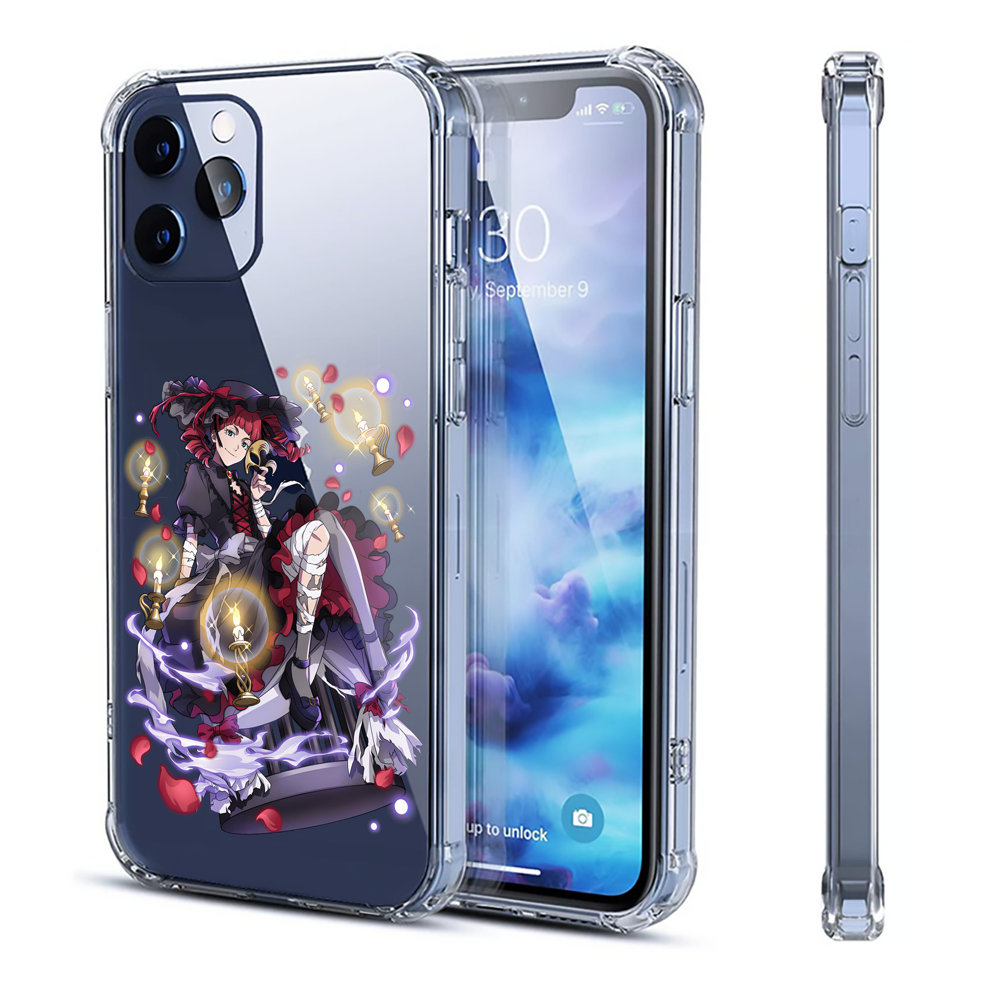 （画像用） 文豪ストレイドッグス Bungo Stray Dogs 【iPhone 12シリーズ対応】透明スマホケース（クリアソフトケース）